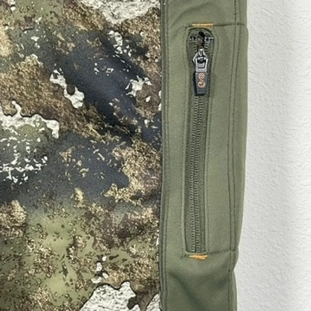 SHE Outdoor Camo Hunting Pants Womens Medium Green Excellent Strata Fleece Lined - Picture 6 of 13